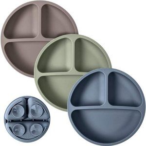 WeeSprout Suction Plates for Babies & ToddlersMicrowave & Dishwasher Safe